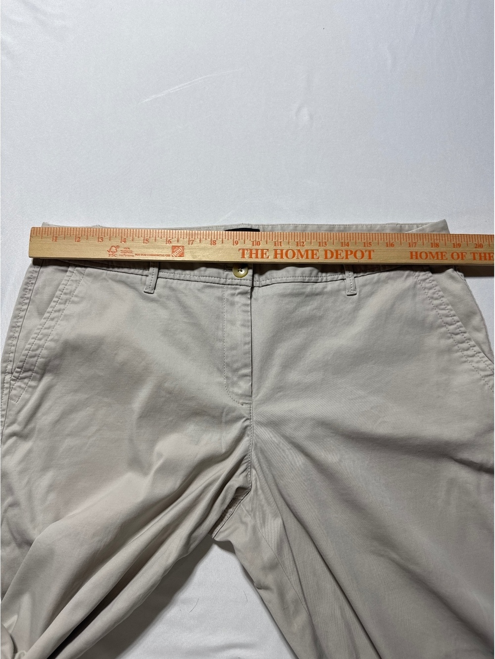Talbots 16P Relaxed Chino Pants - Comfy Classic Beige - Picture 5 of 7